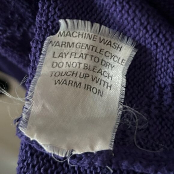 Titleist Collection Made in Scotland Purple Vintage Sweater Sz Large - Picture 12 of 13